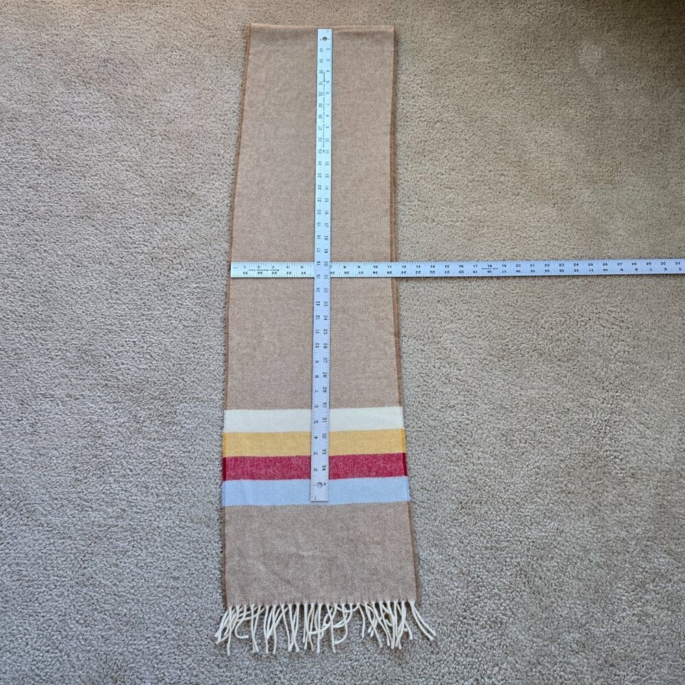 Simply Birch 100% Lambswool Scarf Herringbone Woven in Ireland - Picture 4 of 7